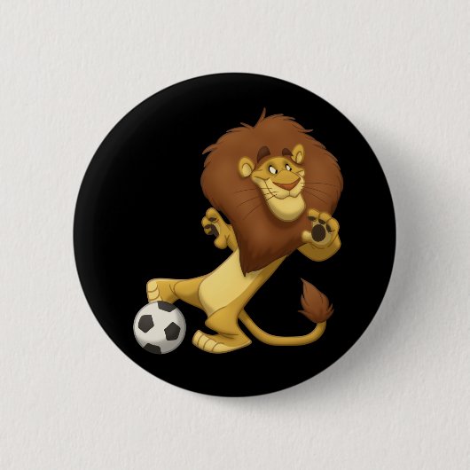 Soccer Lion Button (Voorkant)