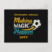 Soccer Making Magic Briefkaart (Voorkant)