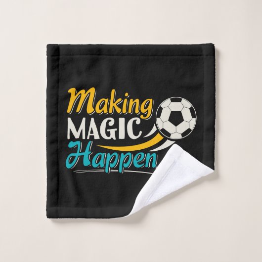 Soccer Making Magic Washandje (Wasdoekje)