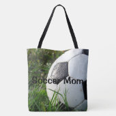 Soccer Mam Sports Shopping Canvas tas (Achterkant)