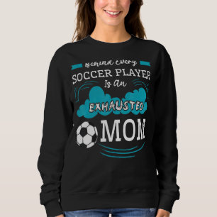 Soccer Mam Team Player Sport Moederdag Trui