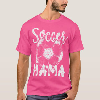 Soccer Mama Women Family Matching Team Player Socc T-shirt