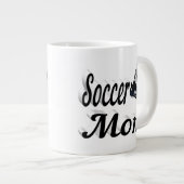 Soccer Maman mi-texte Giant Coffee Mug (Devant droit)