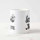 Soccer Maman mi-texte Giant Coffee Mug (Devant)