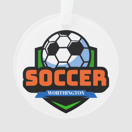 SOCCER Medal Ornament (voorkant)