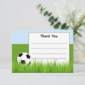 Soccer Merci cartes de notes (Debout devant)