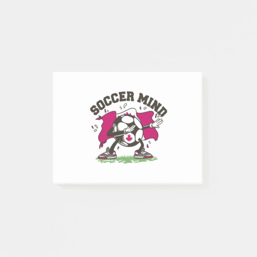 SOCCER MIND CANADA BALL DABBING POST-IT® NOTES (Voorkant)