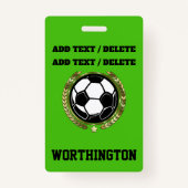 Soccer MOM Badge (Achterkant)