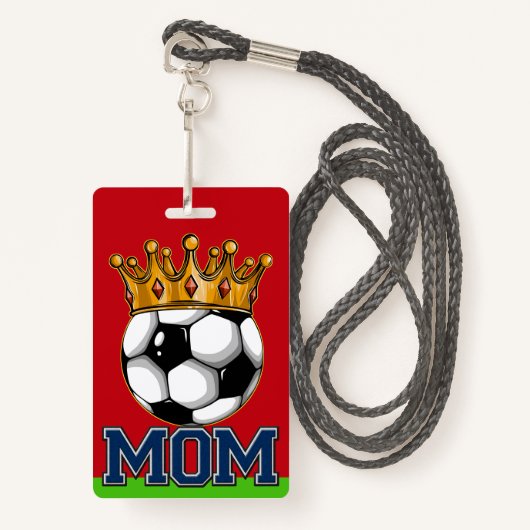 Soccer MOM Badge (Voorkant met draagriem)