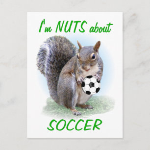 Soccer Nut Briefkaart