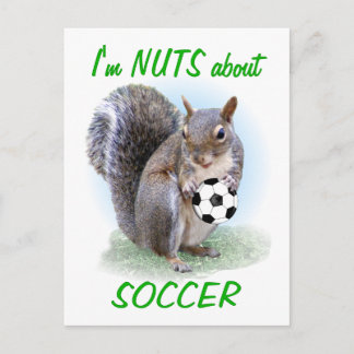 Soccer Nut Briefkaart