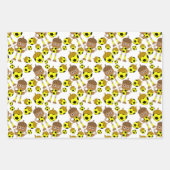 Soccer Nut Pattern Inpakpapier Vel (Voorkant)