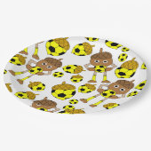 Soccer Nut Pattern Papieren Bordje (Gekanteld)