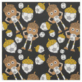 Soccer Nut Pattern Stof (Swatch)