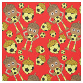 Soccer Nut Pattern Stof (Swatch)