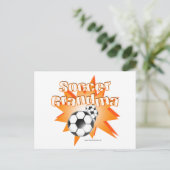 Soccer oma briefkaart (Staand voorkant)