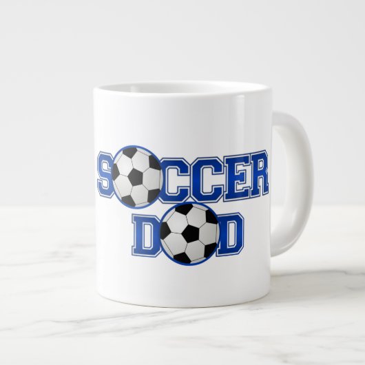 Soccer Papa Jumbo Mug (Devant droit)