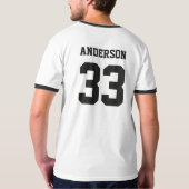 Soccer Papa T-Shirt Custom Soccer Papa Tee - shirt (Dos entier)