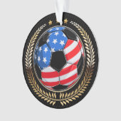 SOCCER PATRIOTISCH ORNAMENT (voorkant)