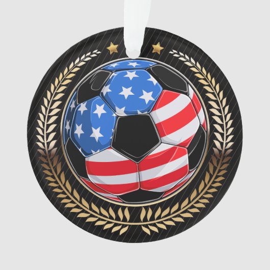 SOCCER PATRIOTISCH ORNAMENT (voorkant)
