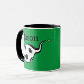 Soccer Personnalisé Thème Coffee Mug Cup Sports (Devant gauche)