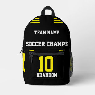 Soccer personnalisé Y & W Sac à dos imprimé modern