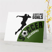 Soccer Philosophy Kaart (Gele Bloem)