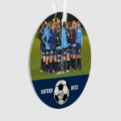 Soccer Photo Collage Nom de l'équipe Numéro d'équi (devant)