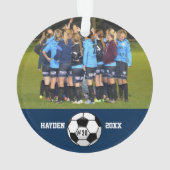 Soccer Photo Collage Nom de l'équipe Numéro d'équi (dos)