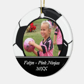 Soccer Photo Ornament (Links)