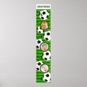 Soccer Photo Template Growth Chart Poster (Voorkant)