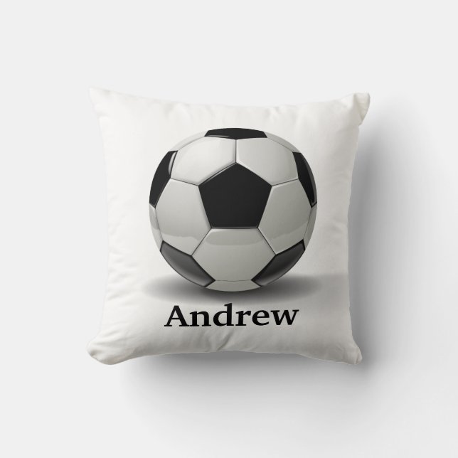 Soccer Pillow - Personaliseer het! Kussen (Voorkant)