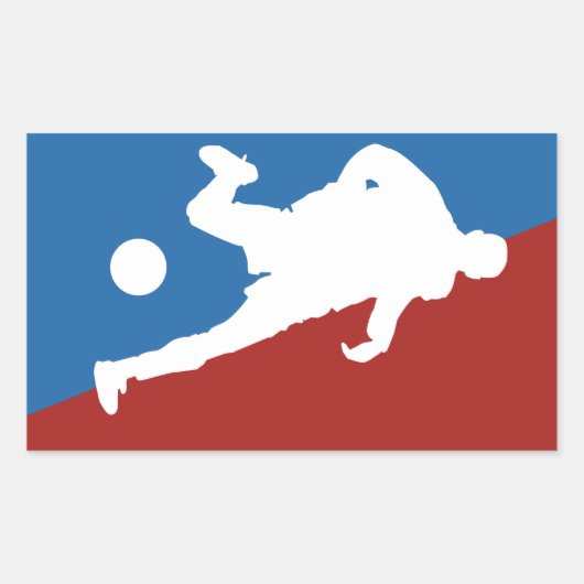 Soccer Player autocollants personnalisés (Devant)