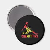 Soccer Player Ball Spain Flag Football Team 2021 G Magneet (Voorkant / Achterkant)