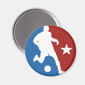Soccer Player custom magnet (Recto/Verso)