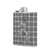 Soccer Player Languages Hip Flask Heupfles (Links)