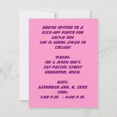 SOCCER PLAYERS THEMED PARTIJINVITATIES VERZOEKEN KAART (Achterkant)