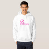Soccer Princess 2 side Hoodie (Voorkant volledig)