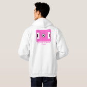 Soccer Princess 2 side Hoodie (Achterkant volledig)