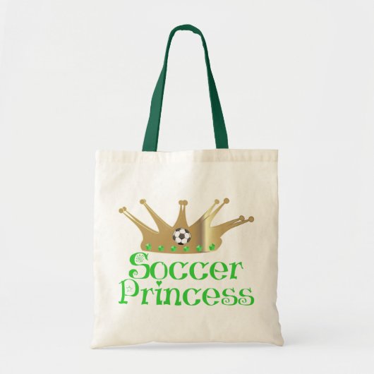 Soccer Princess Tote Bag (Voorkant)