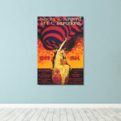 Soccer Promo-Poster Canvas Afdruk (Insitu (Houten vloer))