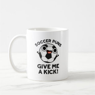 Soccer Puns geeft me een dikke grappige sportwoord Koffiemok