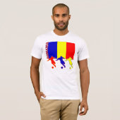 Soccer Romania Light T-Shirt (Voorkant volledig)