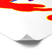 Soccer Romania Poster (Hoek)