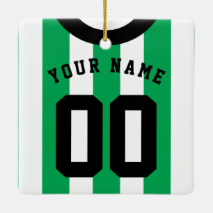 Soccer Rugby Jersey Ornament Sjabloon