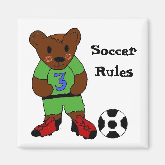 Soccer Rules Magneet (Voorkant)