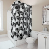 Soccer Saison Douche Rideau (En situation)