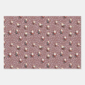 Soccer Santa on Rose Taupe Inpakpapier Vel (Voorkant)