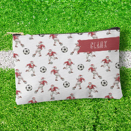 Soccer Santa Personalized Christmas Etui