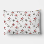 Soccer Santa Personalized Christmas Etui (Achterkant)